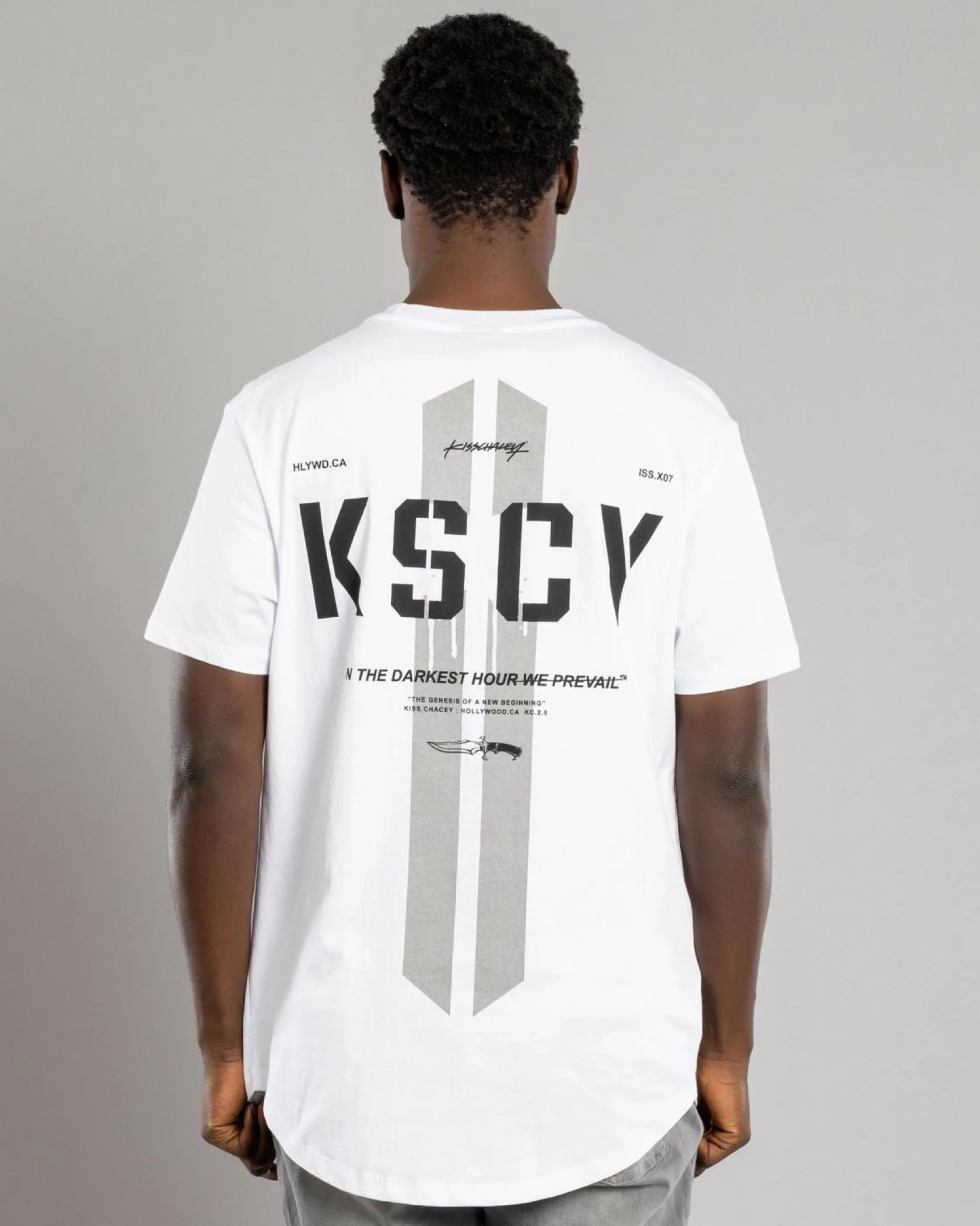 Kiss Chacey Grasp Dual Curve T-Shirt White Hot