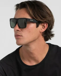 Liive Greed Polarised Sunglasses Matt Black Polar Discount