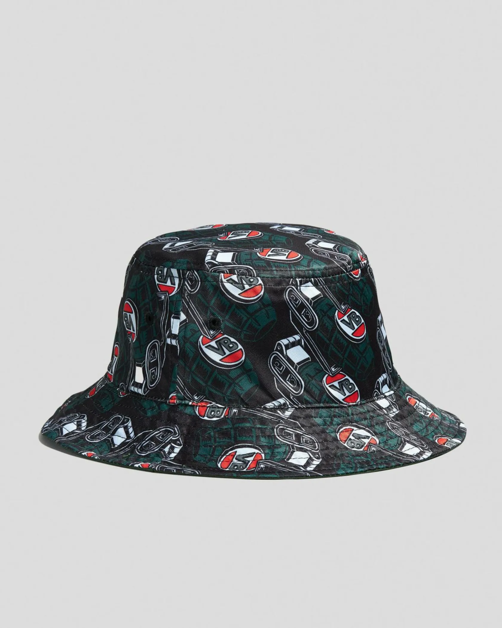 Victoria Bitter ade Forever Reversible Bucket Hat Green Clearance
