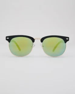 Happy Hour G2's Black Gold Mirror Sunglasses Black/gold Mirror Discount
