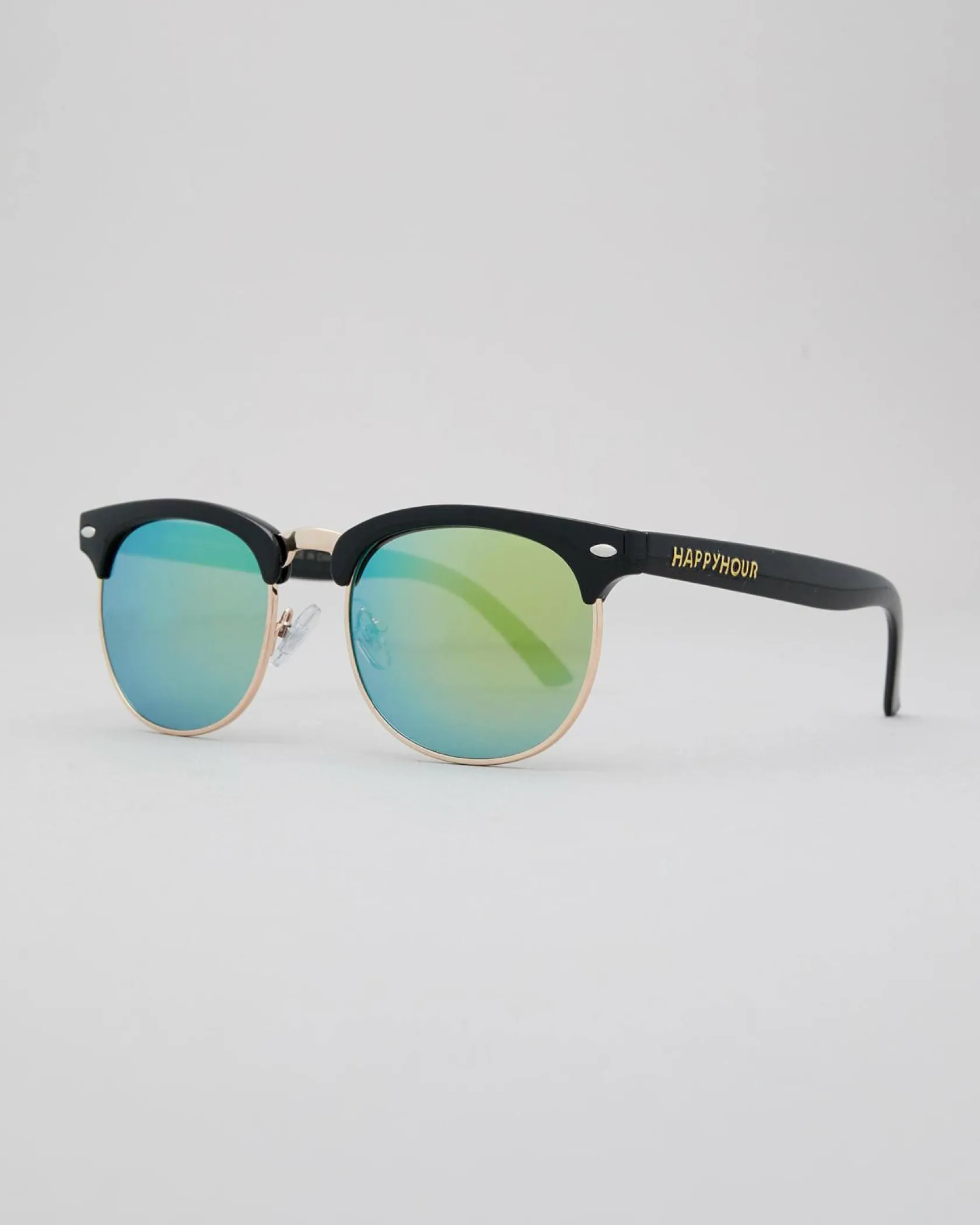 Happy Hour G2's Black Gold Mirror Sunglasses Black/gold Mirror Discount