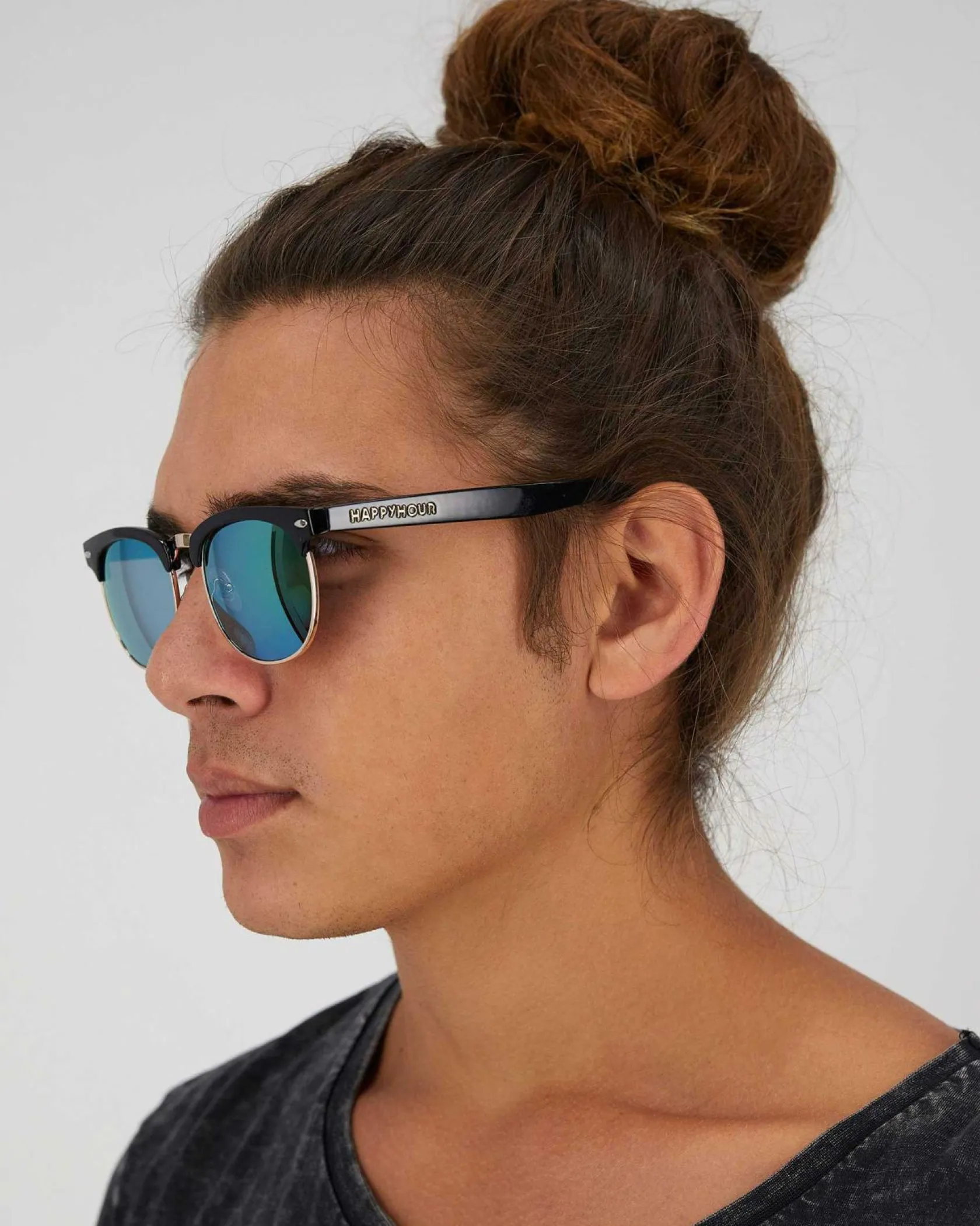 Happy Hour G2's Black Gold Mirror Sunglasses Black/gold Mirror Discount