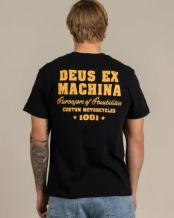 Deus Ex Machina Gumshoe T-Shirt Black Online