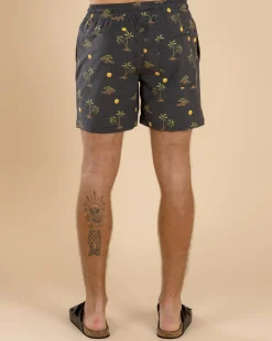 Lucid Gust Elastic Waist Shorts Black