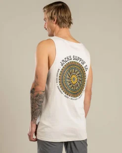 Jacks Gyre Singlet Sand Online