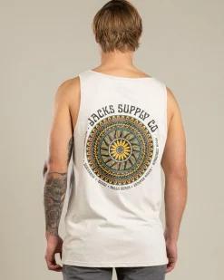 Jacks Gyre Singlet Sand Online