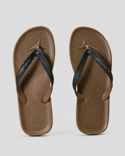 Quiksilver Haleiwa Thongs Tan 1 New