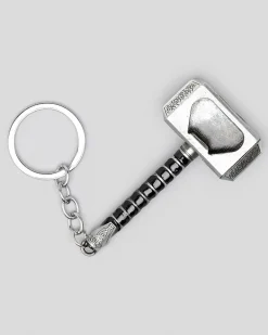 Miscellaneous Hammer Bottle Opener Keyring Silver Discount