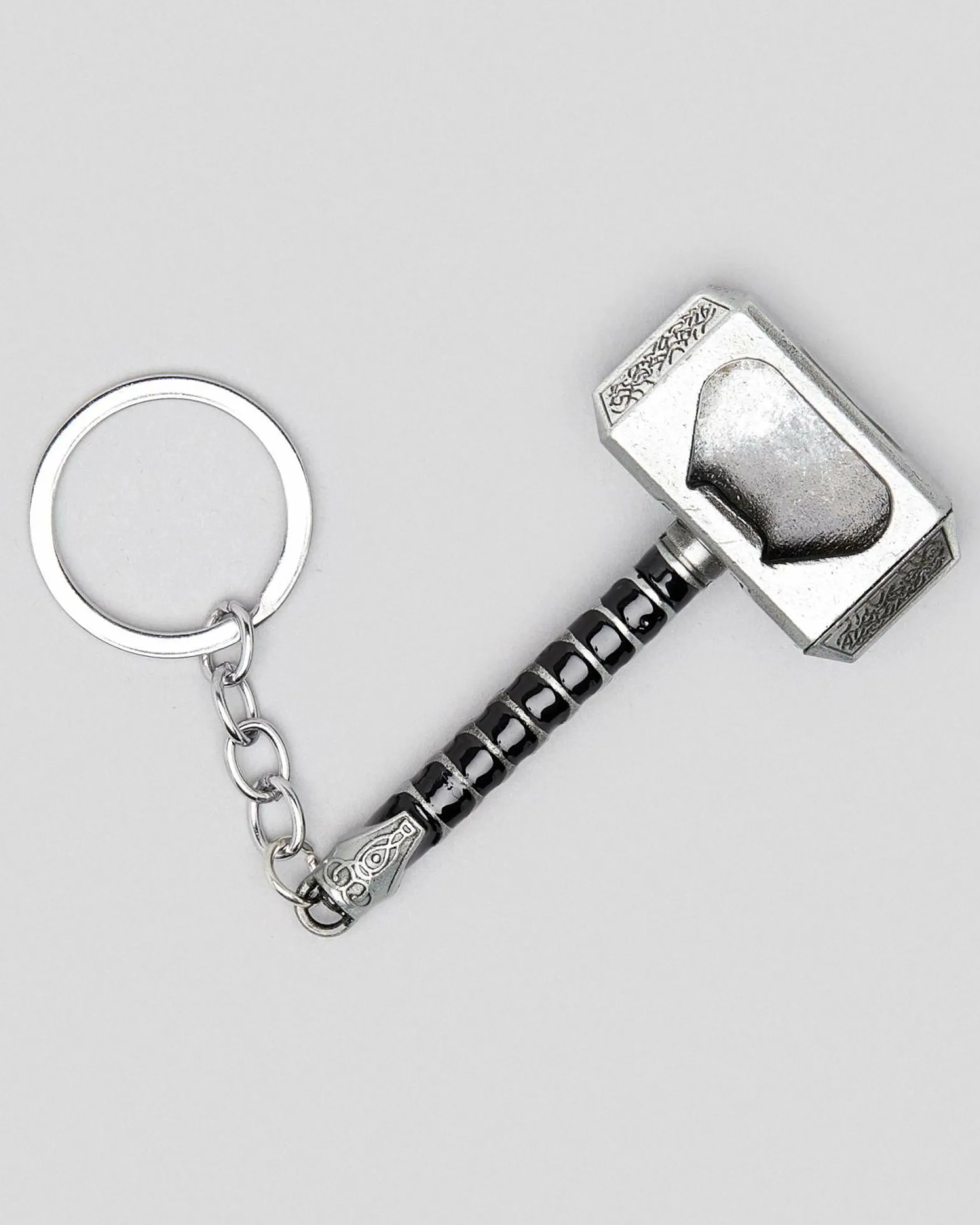 Miscellaneous Hammer Bottle Opener Keyring Silver Discount