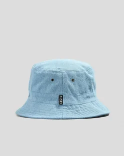 Lucid Hardliner Bucket Hat Light Washed Denim