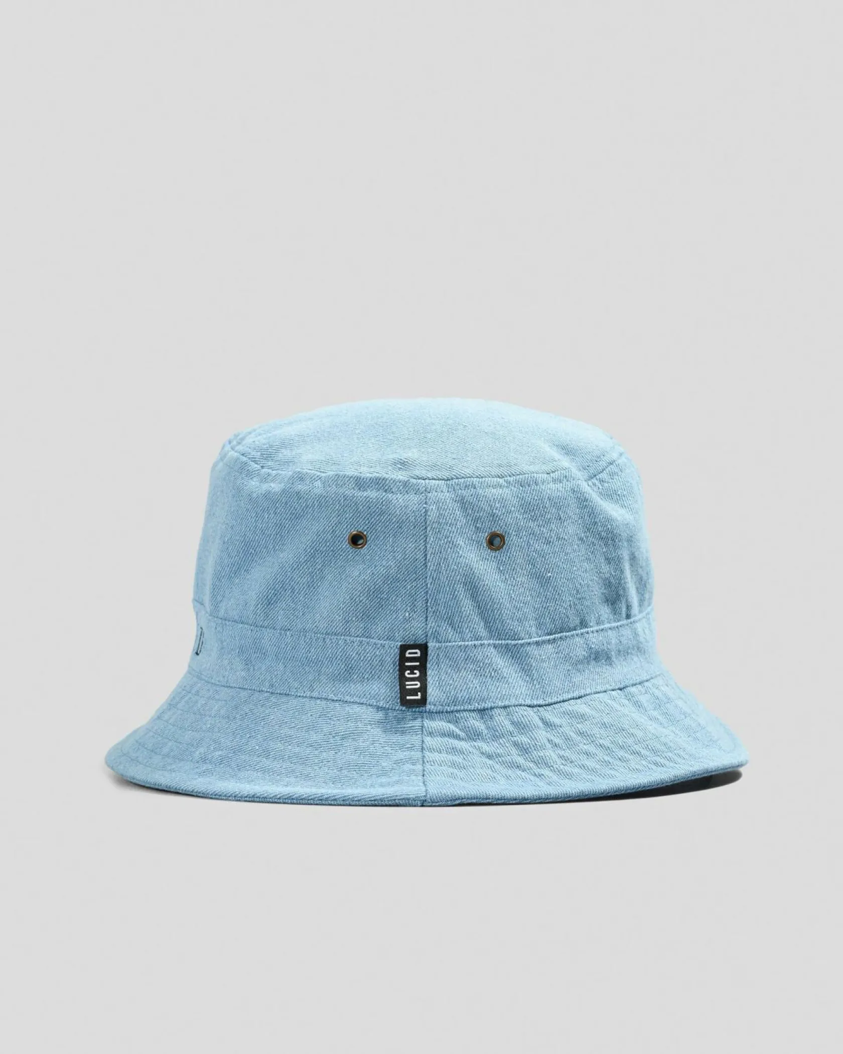 Lucid Hardliner Bucket Hat Light Washed Denim