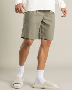 Lucid Harmonic Walk Shorts Olive Clearance