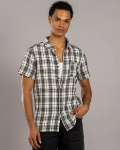 Dexter Haunt Short Sleeve Shirt Black/grey Check Best