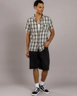 Dexter Haunt Short Sleeve Shirt Black/grey Check Best