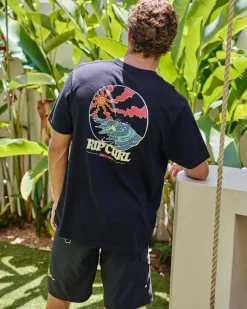Rip Curl Hazed And Tube T-Shirt Black Online