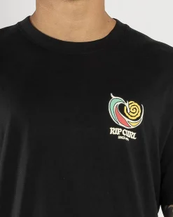 Rip Curl Hazed And Tube T-Shirt Black Online