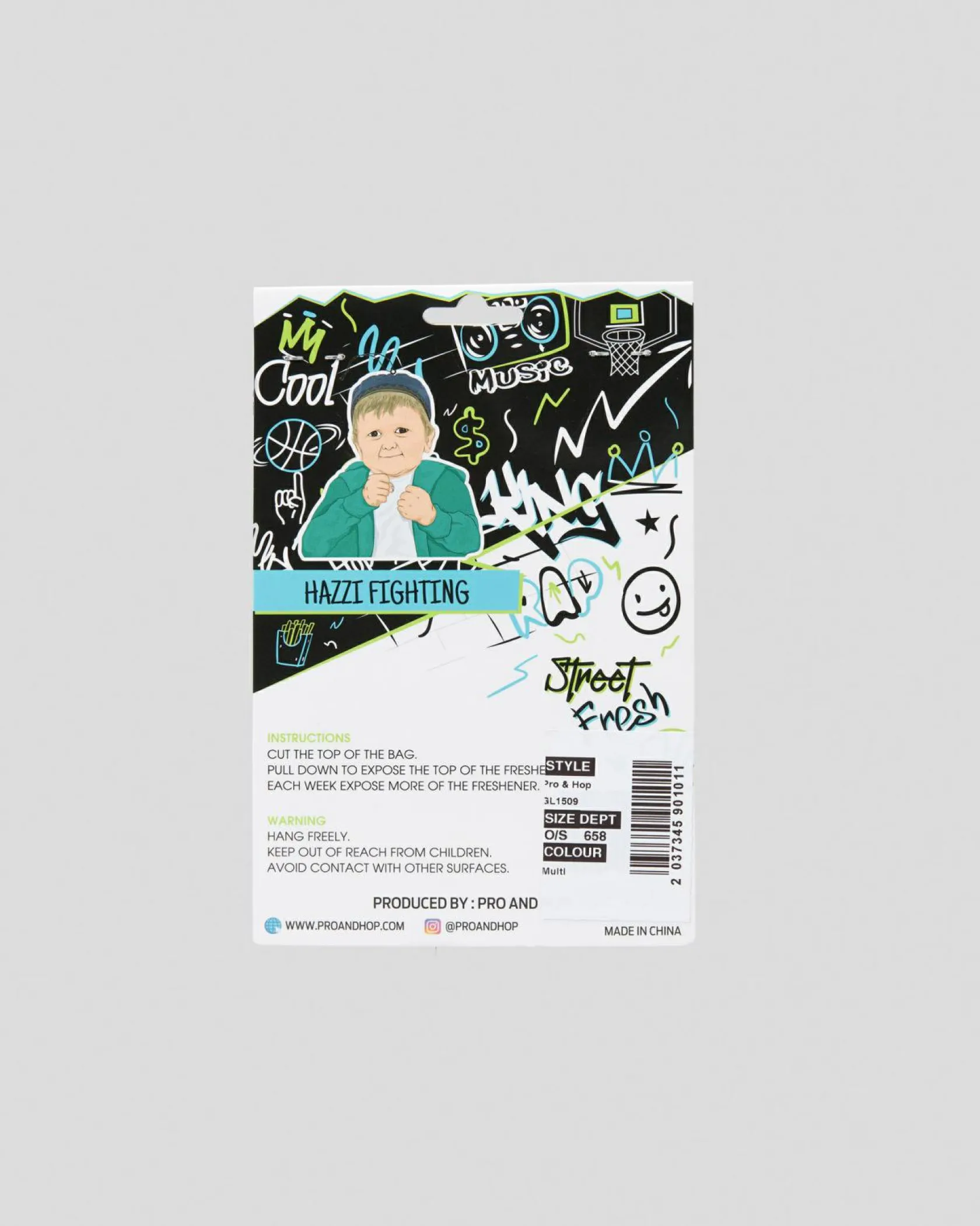 Pro & Hop Hazzi Fighting Air Freshener Multi