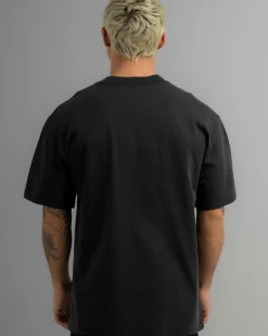 AS Colour Heavy Faded T-Shirt Faded Coal Discount