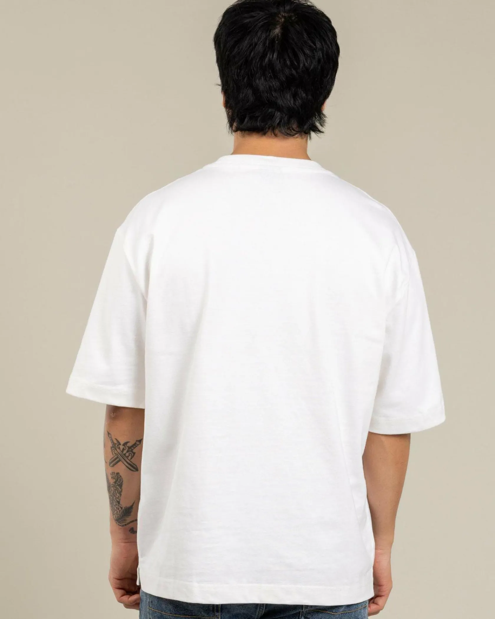 Lee Heavy Hit Boxcut T-Shirt White New