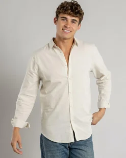 Skylark Hemp Long Sleeve Shirt Natural Outlet