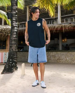 Jacks Heritage Denim Shorts Mid Blue Online