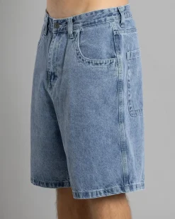 Jacks Heritage Denim Shorts Mid Blue Online