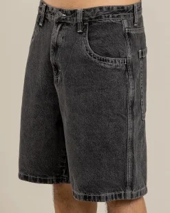 Jacks Heritage Denim Shorts Faded Black Sale