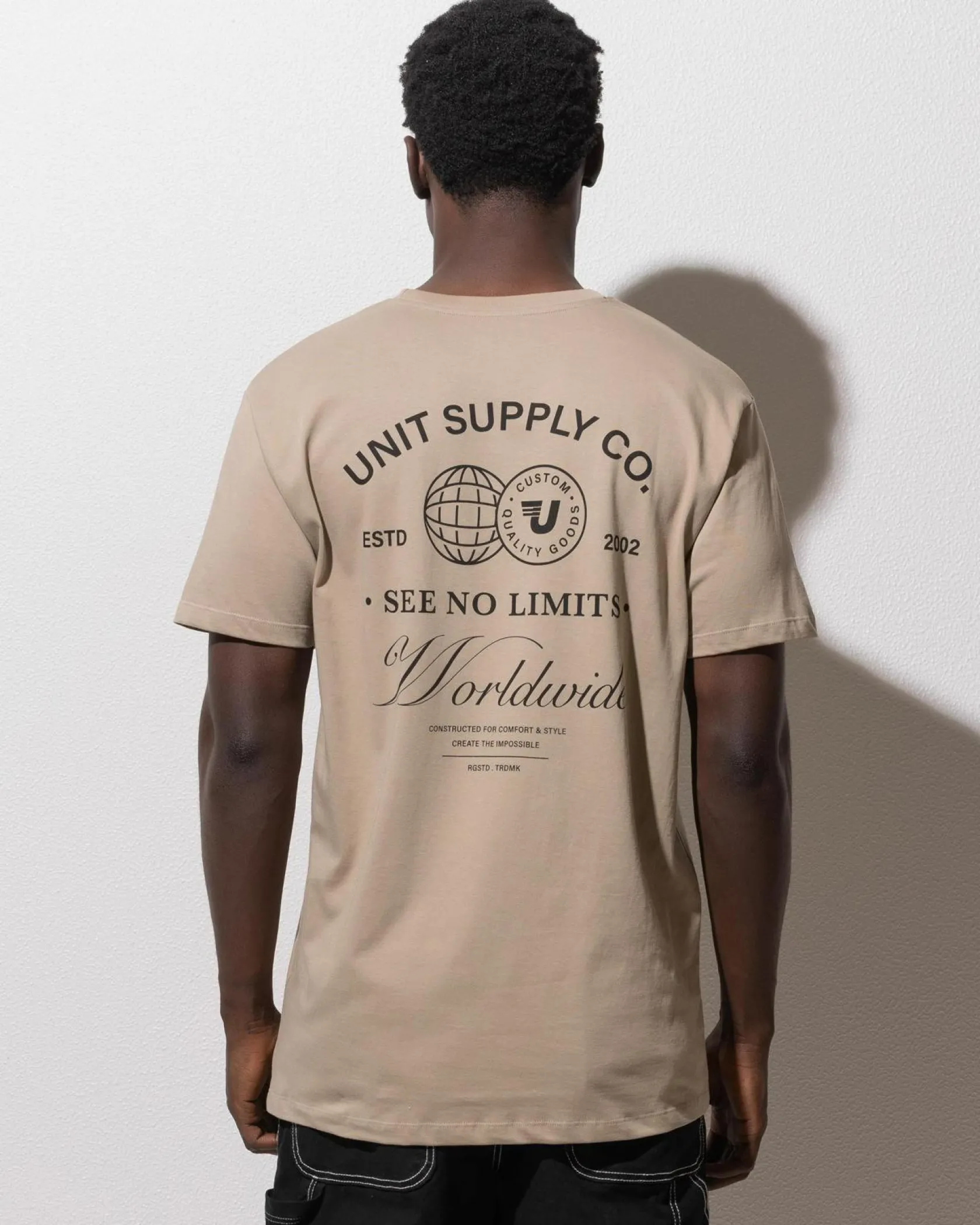 Unit Heritage T-Shirt Tan Online