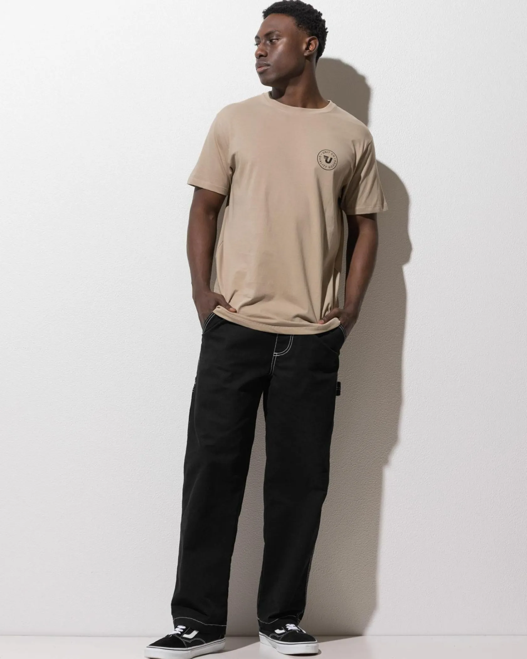 Unit Heritage T-Shirt Tan Online
