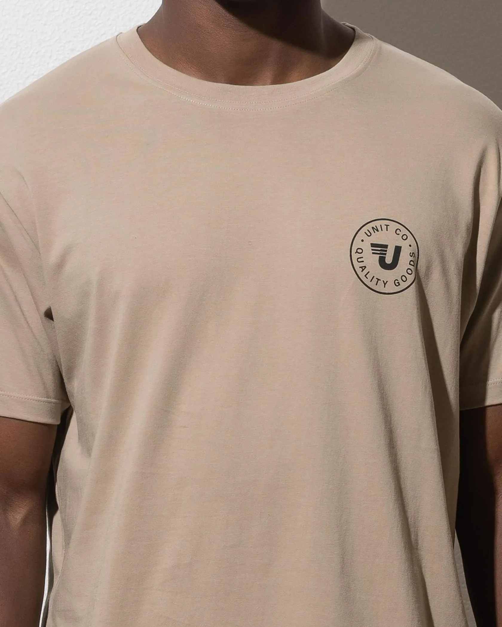 Unit Heritage T-Shirt Tan Online