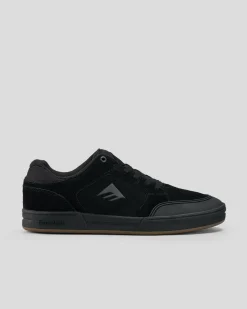 Emerica Heritic Shoes Black/black/gum Clearance