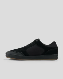 Emerica Heritic Shoes Black/black/gum Clearance