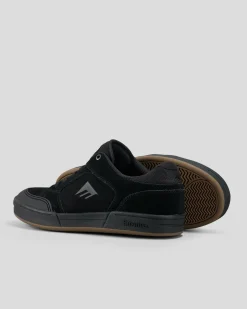 Emerica Heritic Shoes Black/black/gum Clearance