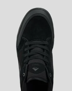 Emerica Heritic Shoes Black/black/gum Clearance