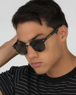 Happy Hour Herman G2 G-15 Sunglasses Matte Black/green