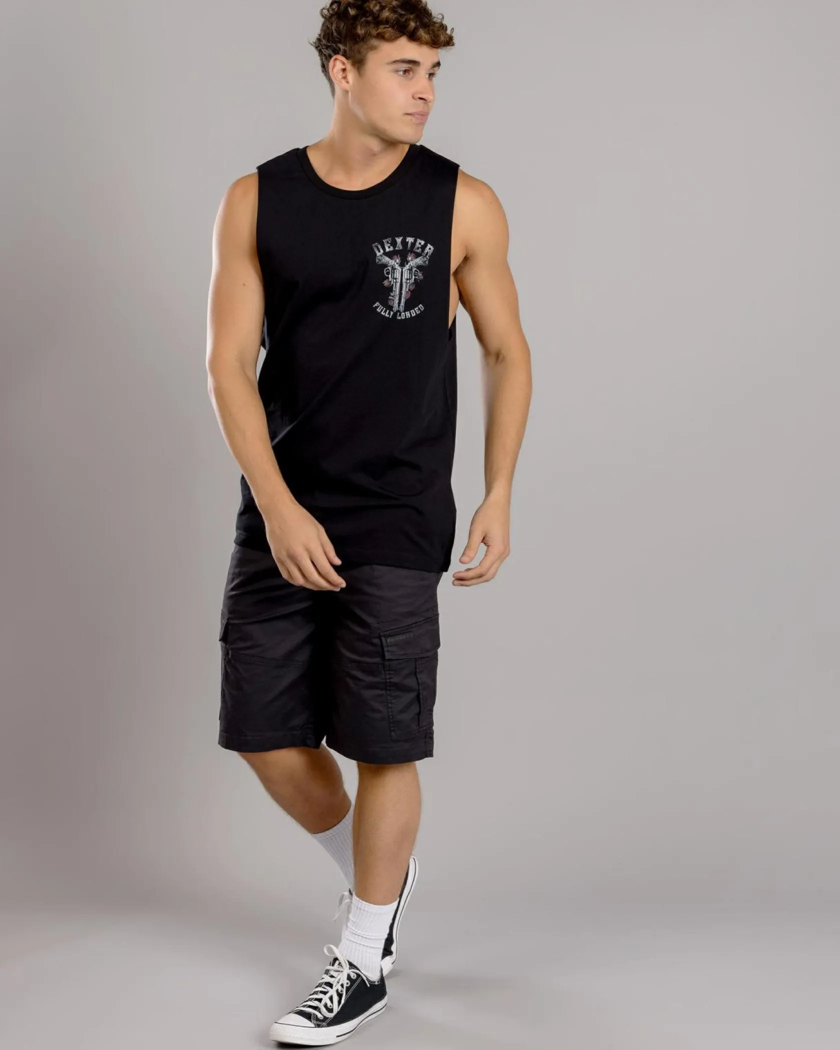 Dexter High Calibre Muscle Tank Black Sale