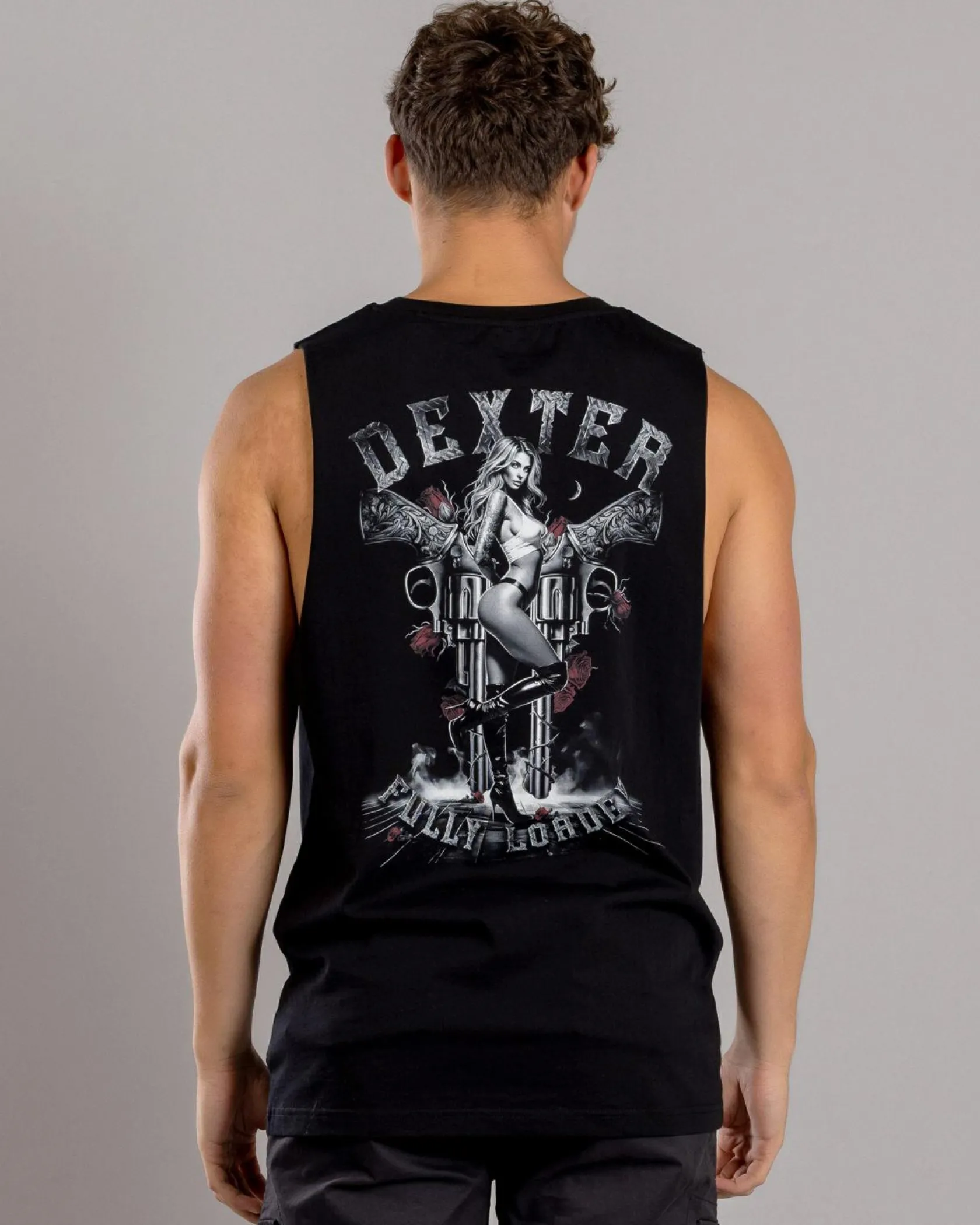 Dexter High Calibre Muscle Tank Black Sale