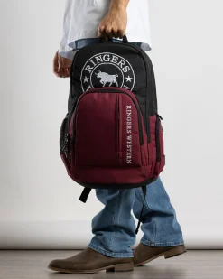 Ringers Western Holtze Backpack Burgundy/black Discount