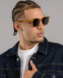 Carve Homeland Polarised Sunglasses Crystal Honey/ Grey