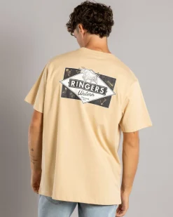 Ringers Western Hometown Relaxed T-Shirt Dark Sand Discount