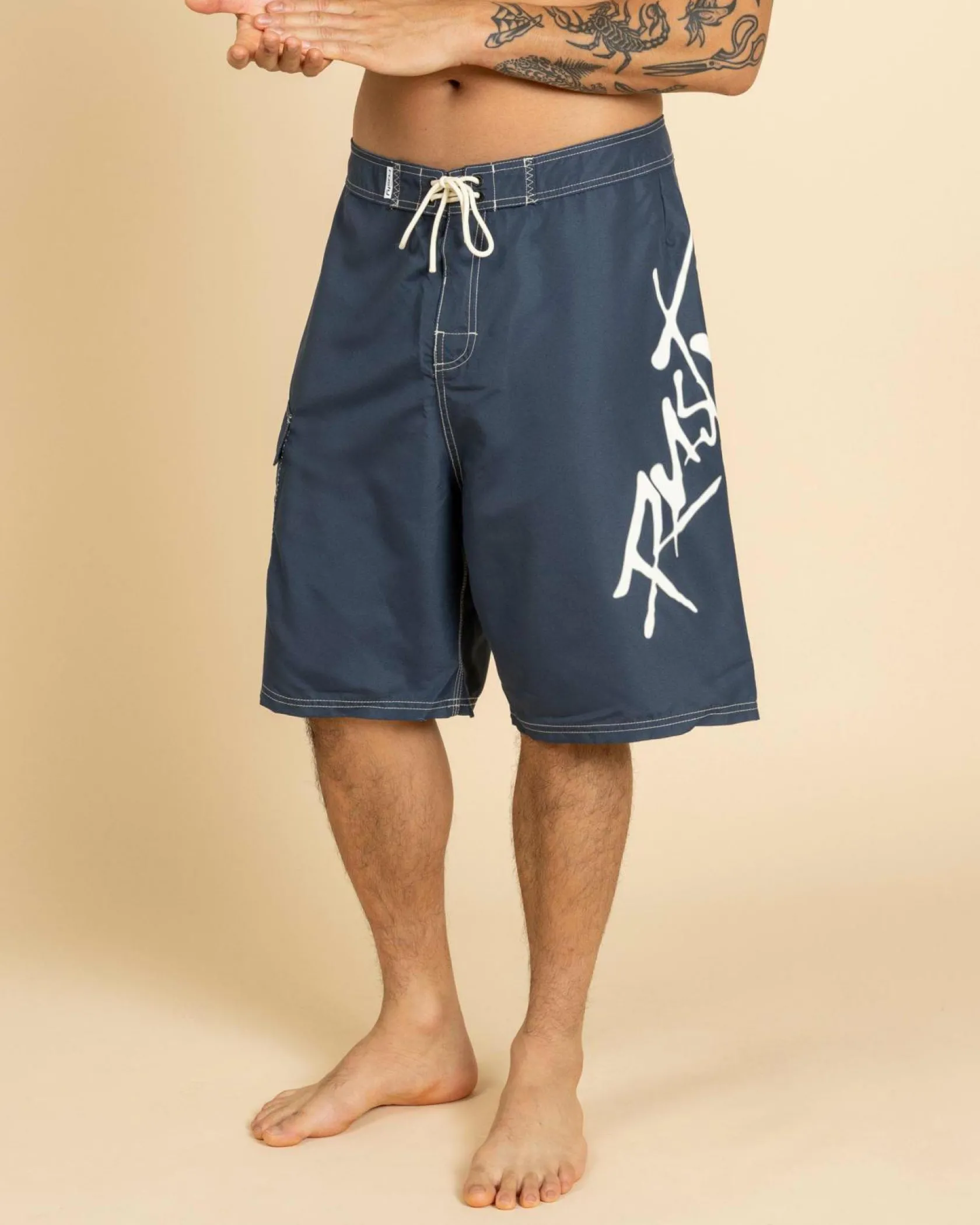 Rusty Hoodus Fixed Waist Board Shorts China Blue Clearance