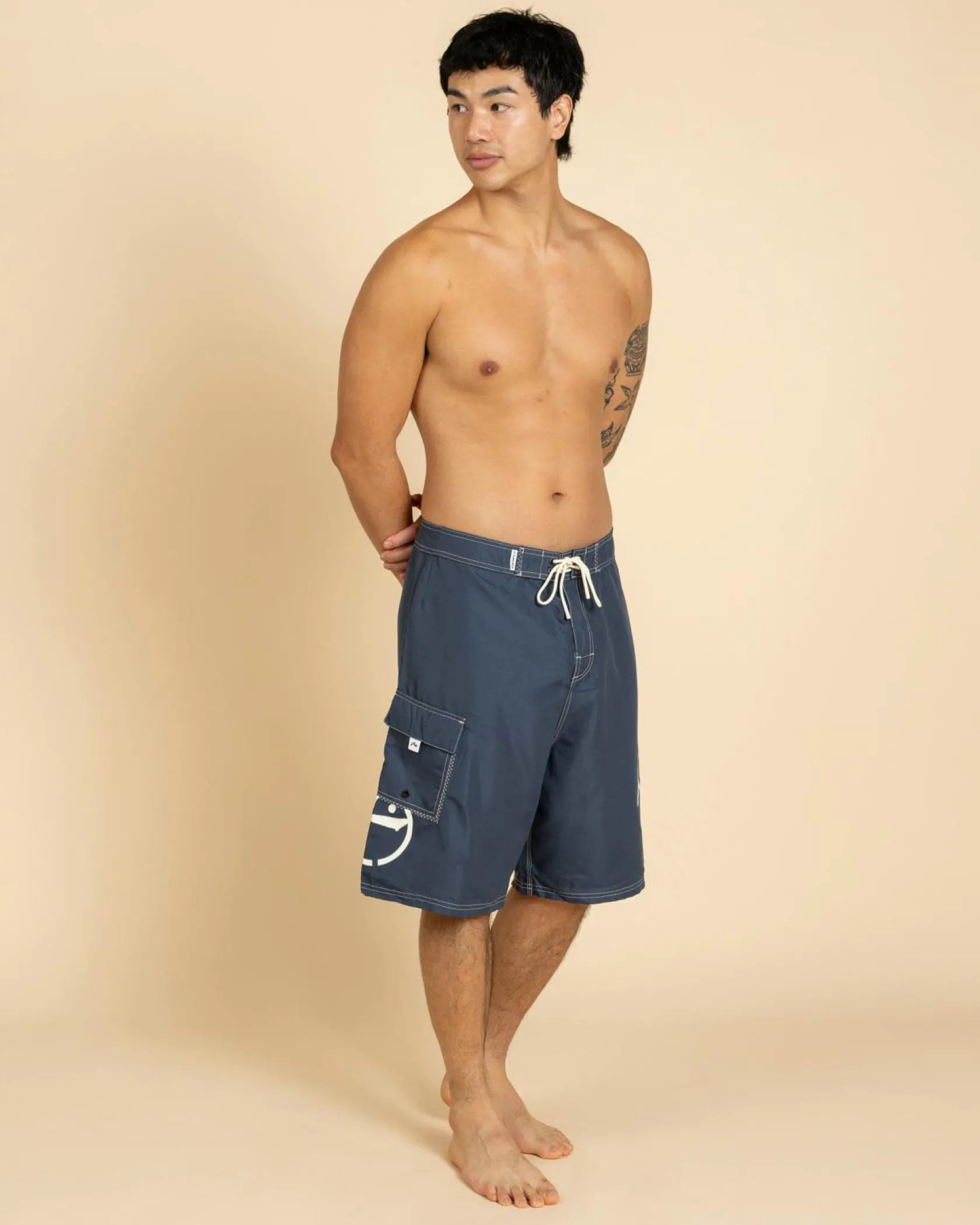Rusty Hoodus Fixed Waist Board Shorts China Blue Clearance