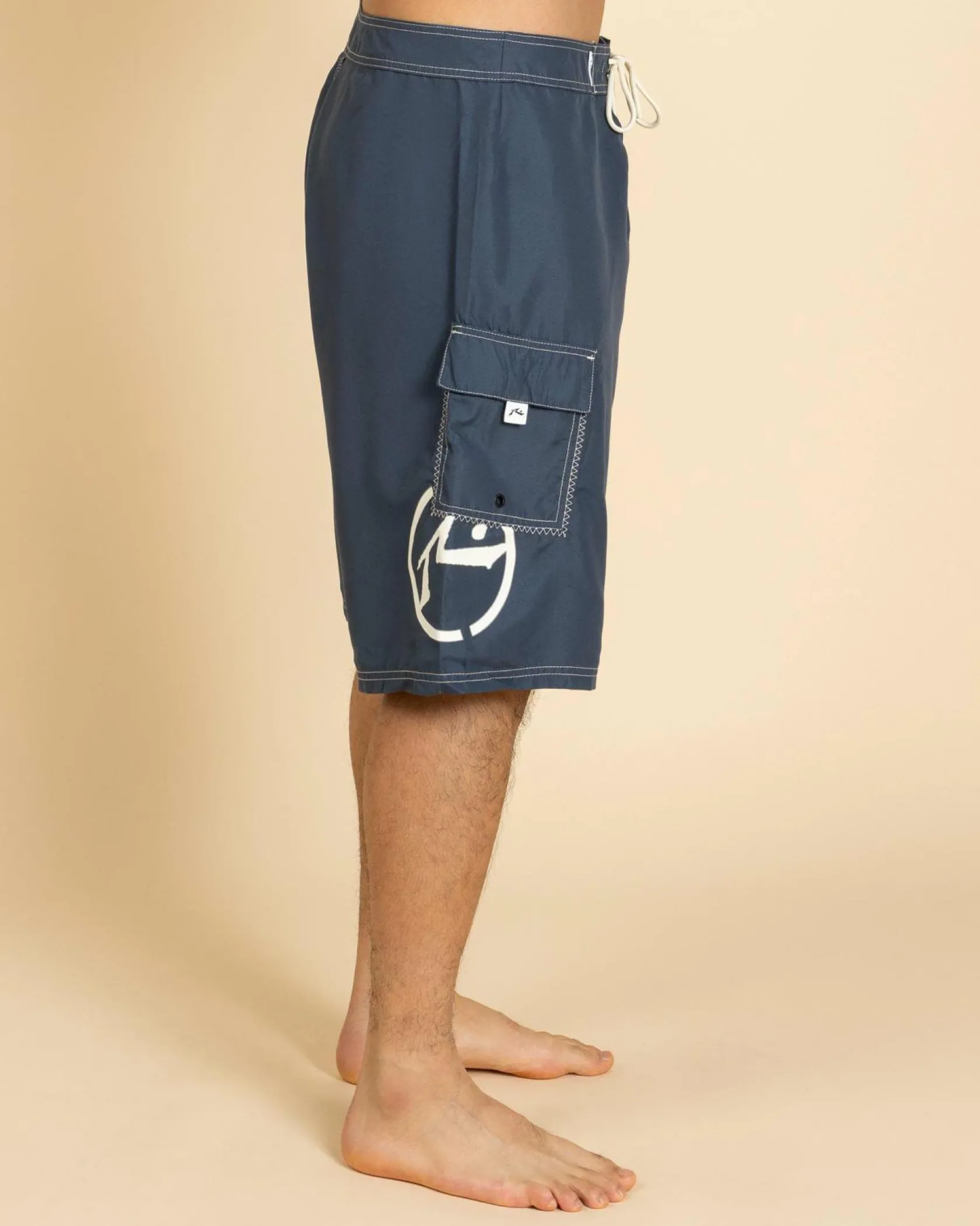 Rusty Hoodus Fixed Waist Board Shorts China Blue Clearance