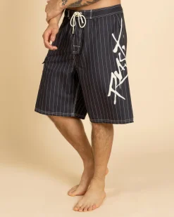 Rusty Hoodus Fixed Waist Board Shorts Carbon Outlet