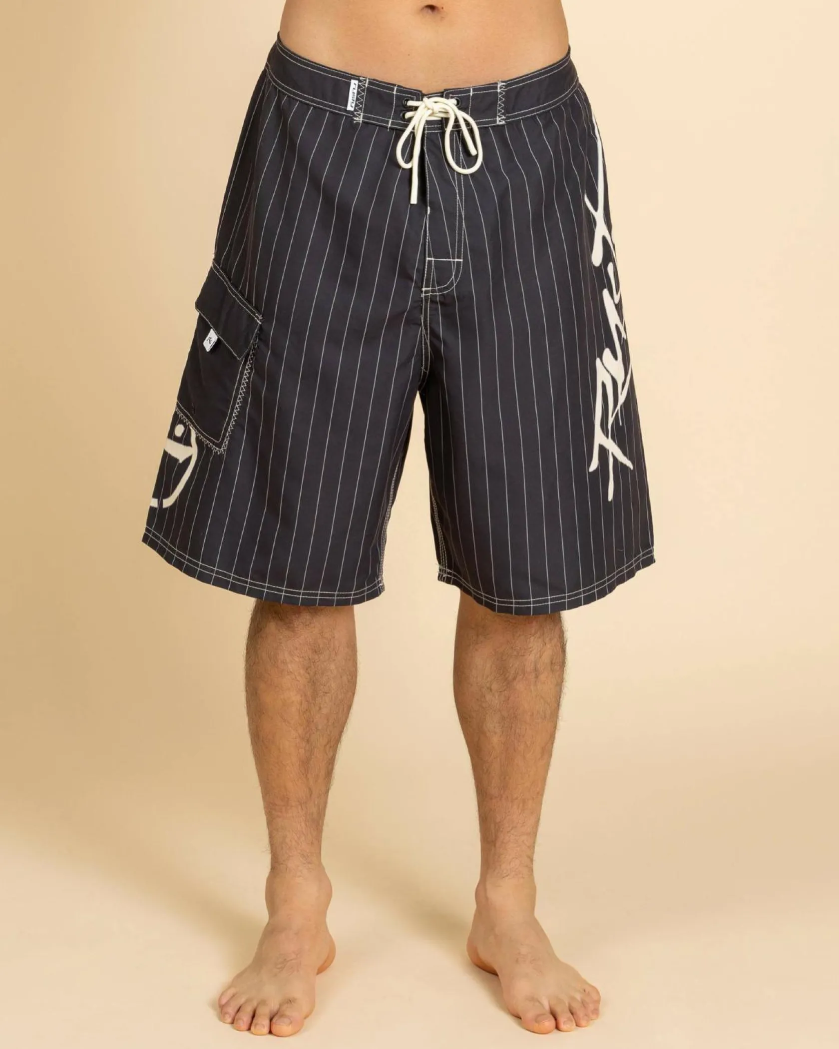 Rusty Hoodus Fixed Waist Board Shorts Carbon Outlet