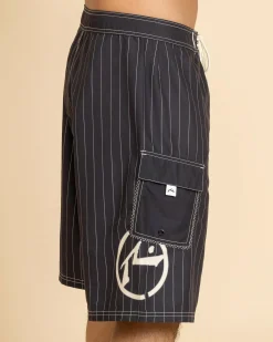 Rusty Hoodus Fixed Waist Board Shorts Carbon Outlet