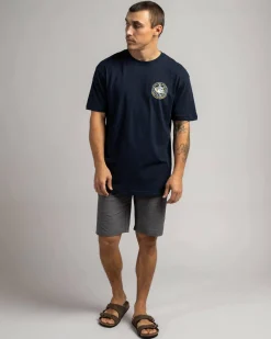 The Mad Hueys Hooked Cuda T-Shirt Navy Sale