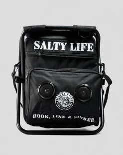 Salty Life Hooked Swivel Speaker Cooler Seat Black Clearance
