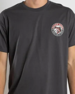 Salty Life Hooked Wetshirt Charcoal New