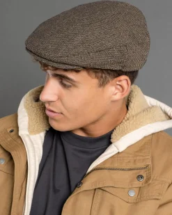 Brixton Hooligan Snap Cap Brown/khaki Clearance